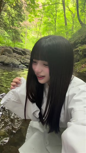 5/23 Zepp新宿3周年ワンマンライブ成功祈願で川修行してきたよ😳😳したことある…??#姫野ひなの #道産子 #運営さん大好き #アイドル #Mooove