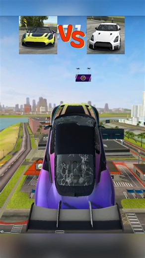 TOP 2 CAR JUMPING TEST ✅|WHO WILL WIN THIS CHALLENGE 😱|EXTREME CAR DRIVING SIMULATOR ✅|CAR GAMING.IN