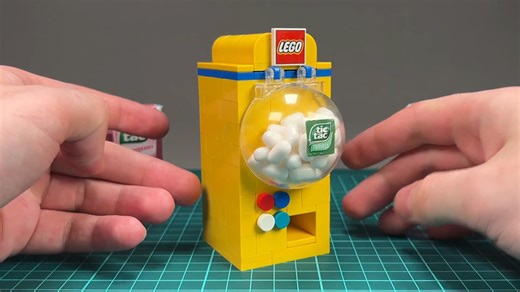 Making a working Lego candy dispenser step by step