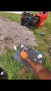 Replacing water service line in minute short tutorial guide #water #plumbing #watersupply