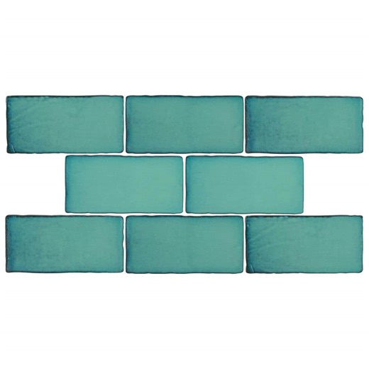 Merola Tile Antic Special Lava Verde 3 in. x 6 in. Ceramic Wall Take Home Tile Sample S1WCVASL