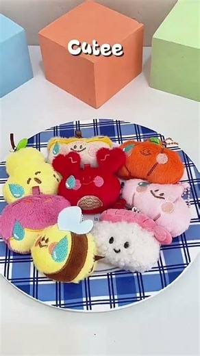 Gantungan Kunci Capybara Lucu Dompet Koin Mini Food Edition! #keychain #foryou