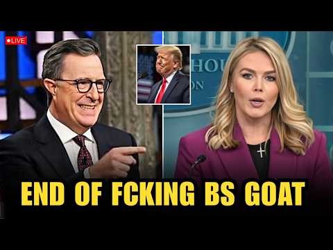 Colbert Exposes Karoline Leavitt On Air — Trump Can’t Handle the Moment