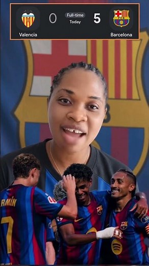 barcelona's performance today was outstanding