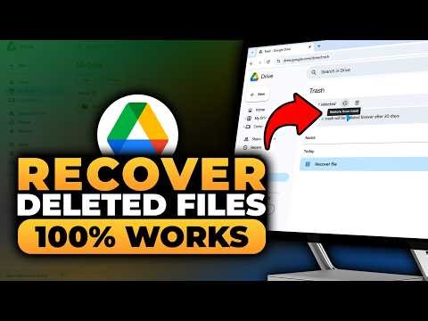 How To Recover Deleted Files in Google Drive (FAST & EASY) | 100% WORKS | NO Yapping, To The Point!