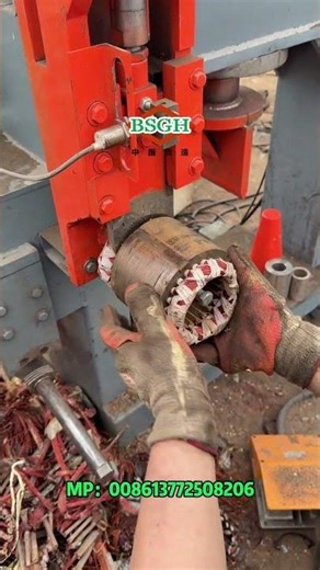 How to Recycle Electric Motors for Maximum Copper | 5-Year-Old Motor Recycling Machine in Action