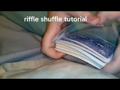 Riffle shuffle tutorial. 