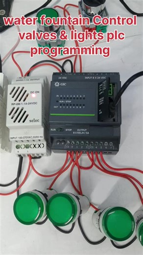 7.9K views · 81 reactions | Water fountain values &lights control plc programming,zig zag lights program ,gic plc programming #plcprogramming #plc #gicplc #fountain #fountainvalues #fountainlight #crownfountain #fbreels #everyone #tending #highlight #followers #viral #Halloween #happy #trend | Sanjeev electrical co. | Facebook