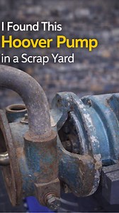 I found this Hoover pump in a scrap yard