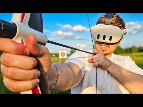 I Tried VR Archery for the first time...