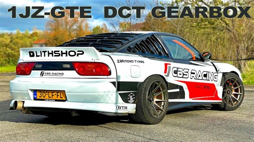 Nissan Silvia S13 1JZ-GTE + M-DCT – Autobahn Review & Track Test!