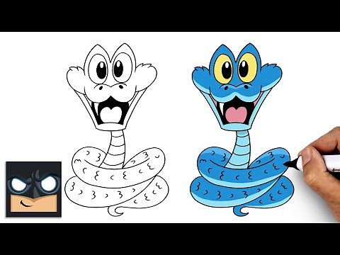 How to Draw Gary De Snake | Beginner Drawing Tutorial (Step-by-Step)