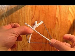 Origami bow and arrow