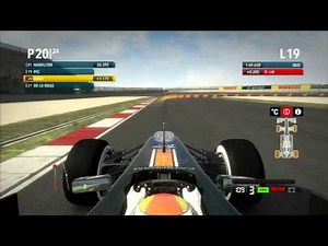 F1 2012 Game Career #3 China practice