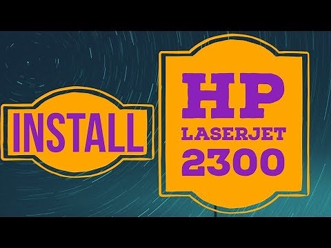 How to install hp laserjet 2300 printer driver on windows 7 and windows 10 32 bit and 64 bit