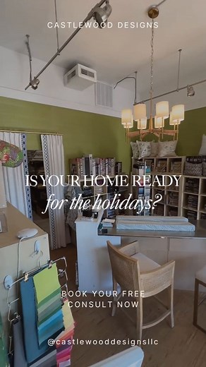 Your home sets the scene for every holiday memory — make it feel just as special as the moments inside it. 🎄 From custom pillows to drapery details, we’ll help you create a cozy, timeless space ready to welcome friends and family. #CastlewoodDesigns #HolidayHome #CustomPillows #DesignerDrapery #WebsterGrovesInteriors #HomeDecorInspo #LuxuryTextiles | Castlewood Designs, LLC