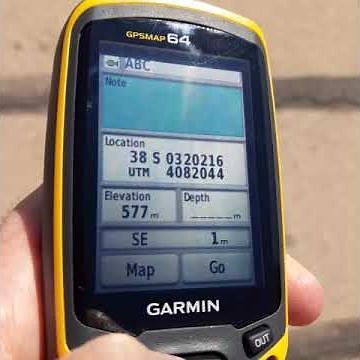 (GPSMAP 64 GARMIN) Using way-points manager