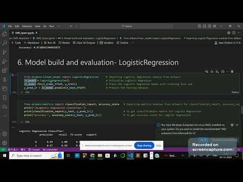 3. Spam SMS detection #Internship #machinelearning #ml #machinelearningprojects #python #mlprojects