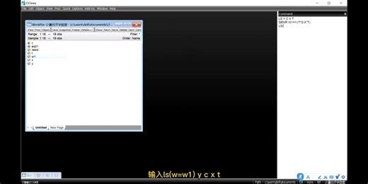 计量经济学Eviews：异方差处理，多元回归，加权最小二乘法，对数模型