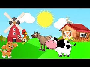 Cow Cartoon | Essay creativity in English for Kids | Educational cartoon & song