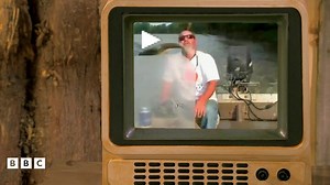 Man slapped by flying fish