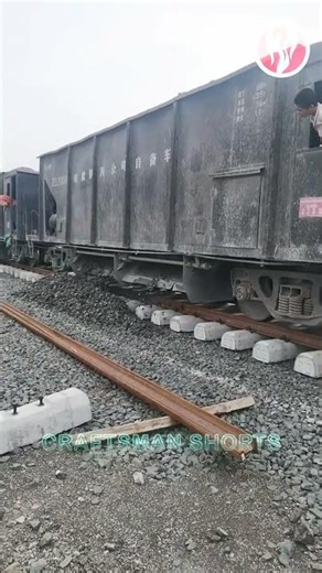 Train | Unloading stones from train carriages