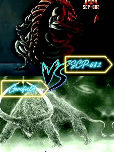 SCP-682 vs Garfield ￼￼