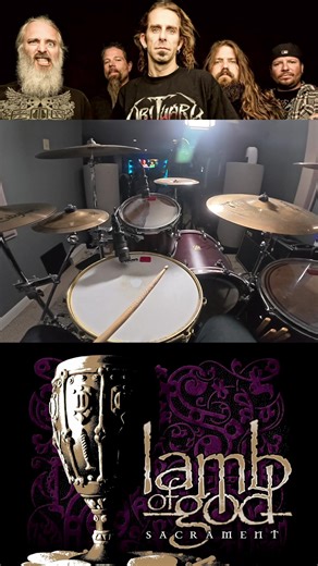 The kick drum part in Walk With Me in Hell is too good 😮‍💨🔥 #drums #drummer #cover #metal #music
