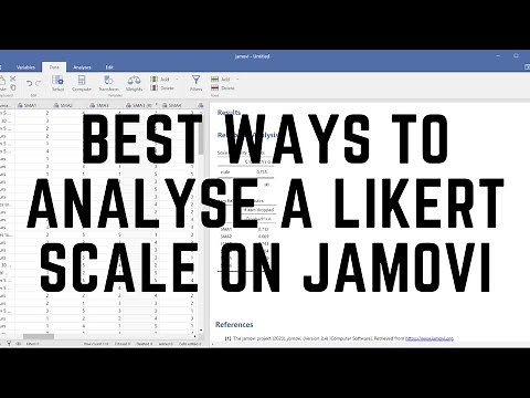 The best ways to analyse Likert scale survey on Jamovi