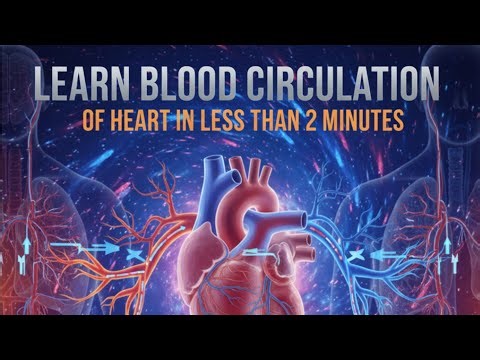 Blood Circulation in the Human Heart | Cinematic 3D Animation Explained in English