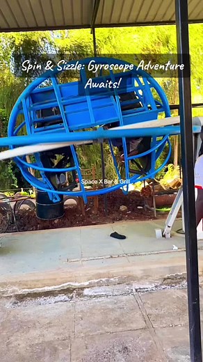Get ready to spin, twist, and defy gravity on our thrilling gyroscope ride! Are you up for the challenge? 🌀💫 #GyroscopicAdventures #DefyGravity#spacexbarandgrill #ineedmorespace🍻 #nairobikenya🇰🇪🇰🇪🇰🇪🇰🇪💯💯 #gyroscoperide