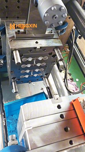 8 cavity semi hot runner flip top cap mould testing. #fliptopcapmould | Andy Yuan