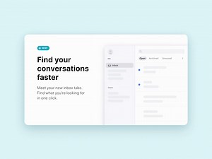 New inbox tabs 🗂
