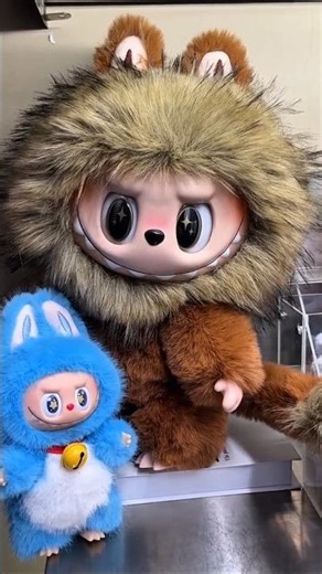 This DIY Labubu Glow-Up ✨ Doraemon x Lion King Crossover!