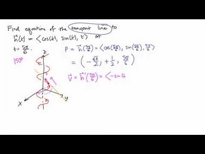 Calculus 3, Topic 7: Vector-valued calculus