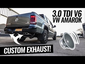 DDXC 3.0 V6 TDI VW Amarok Downpipes and Custom Exhaust!