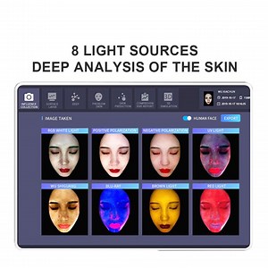 [Hot Item] Product 7 in 1 3D Skin Test Analyzer Ai Intelligent Facial Detector Skin Analysis Machine
