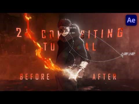 Advanced 2D Compositing Tutorial | After Effects 4K !!!