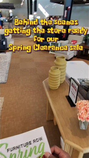POV: Spring Sale Prep at Furniture Row