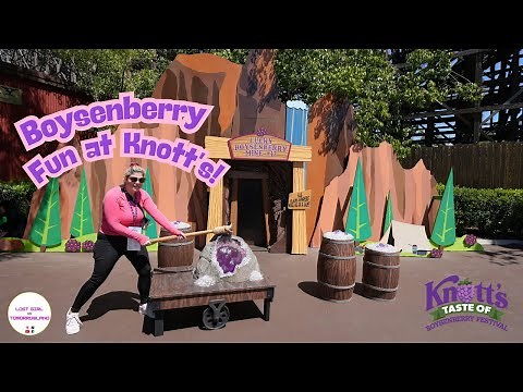 First Time at Knott’s Berry Farm Boysenberry Festival! Must-Try Boysenberry Foods + Ghost Town Tour!