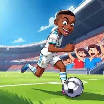Mbappé Cartoon Skills & Goals – Real Madrid #children #cartoon#soccer #funny #arsenal #skills