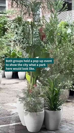 Residents turn parking lot into outdoor green space in Nob Hill