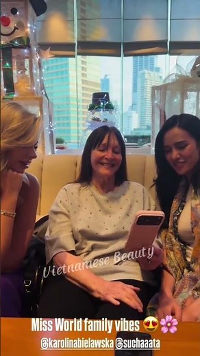 Miss World Chairman with Beautiful Miss World 2022 & Miss World 2025 #missworld