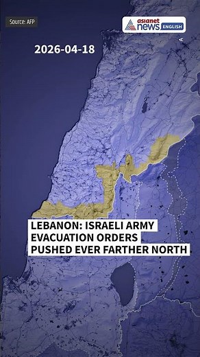 Lebanon Map Reveals How Israeli Evacuation Orders Spread North | World News