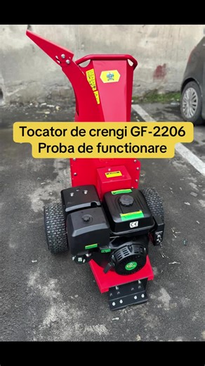 Tocator crengi 🪾GF-2206-proba de functionare. Ideal pentru gospodarii si lucrari profesionale! #tocatorcrengi #agricultura #gradina #crengi @AgrinaProd Huedin