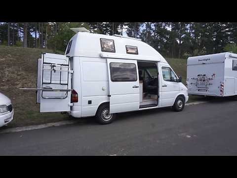 A wonderful Mercedes Sprinter 312 Cicada camper van from 1996!