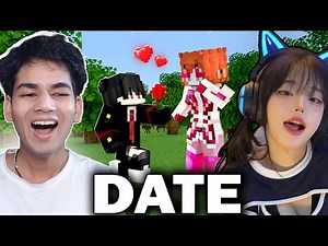 I Went on a real "DATE" in Minecraft