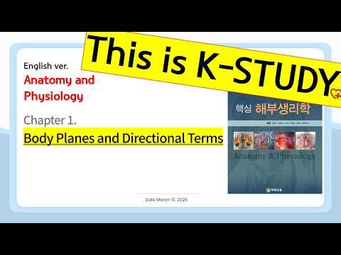 chapter 1) Body Planes and Directional Terms / Anatomy and Physiology