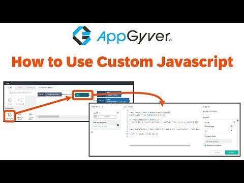 AppGyver: How to Use Custom Javascript