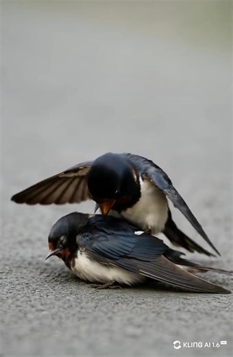 5.8K views · 64 reactions | 勞When this swallow was struck by a car, her companion did something no one expected fronKyng A bird. 60 What witnesses saw next left them speechless. Scroll down to discover this heart-wrenching scene in the first comment | I love Animals | Facebook